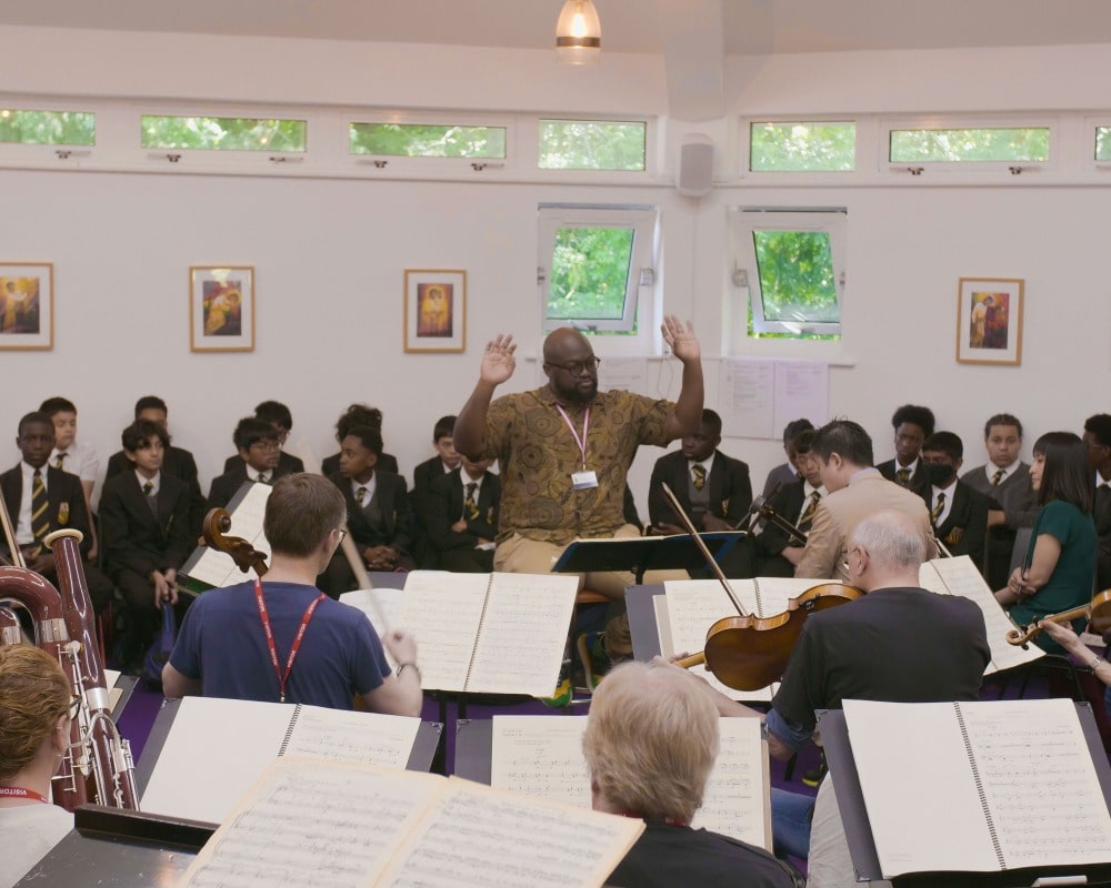 Open rehearsal with students