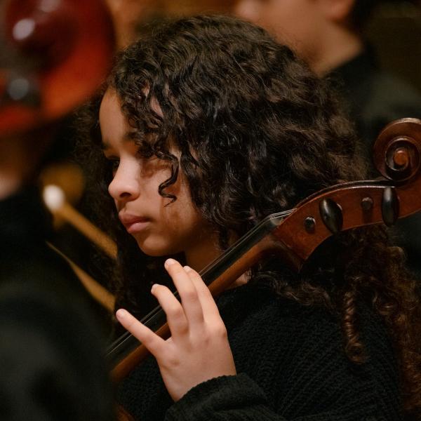 young ensemble musician