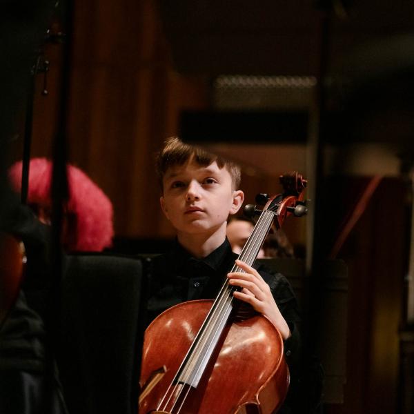 young ensemble musician