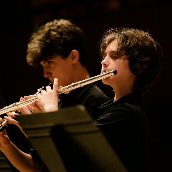 young ensemble musician