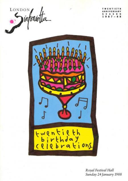 1988 - Twentieth Birthday Celebrations, 24 January, generously supported by P. E. Duly
