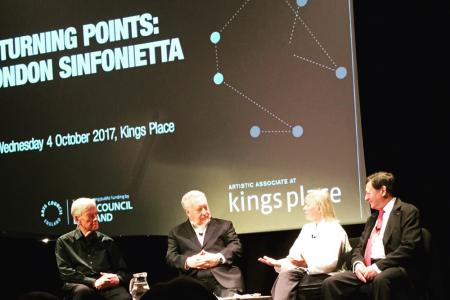 Turning Points: London Sinfonietta - panel discussion with Fiona Maddocks and LS founders David Atherton and Nicholas Snowman, and emeritus Principal Piano John Constable