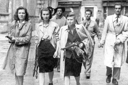 Image of women during the Italian resistance