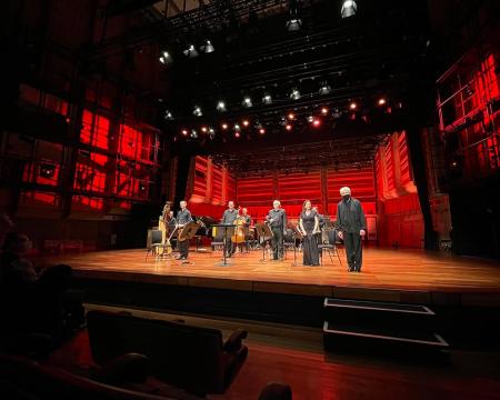 An image of London Sinfonietta musicians at A Catalan Celebration concert