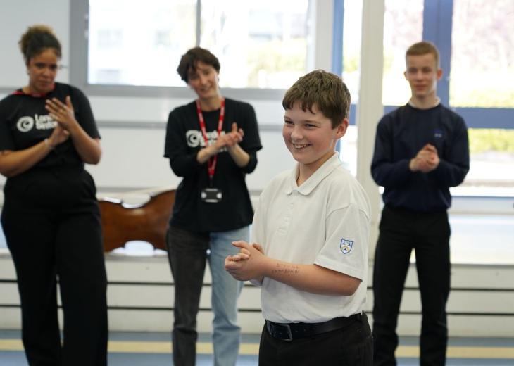 Workshop at The Wavell School, c. Helen Orchid Digital