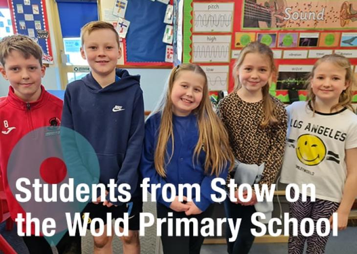 Students from Stow on the Wold Primary School