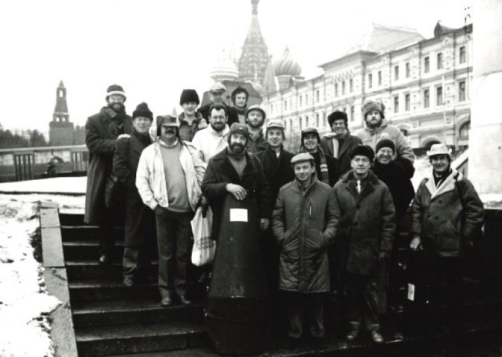 The London Sinfonietta on tour to the USSR in 1988