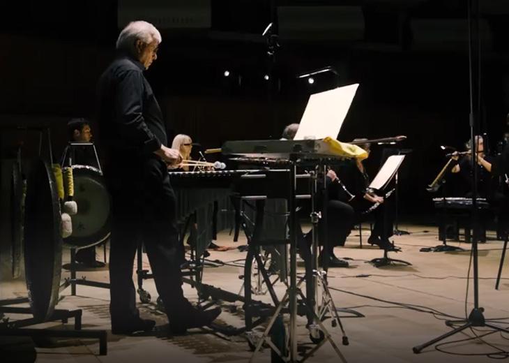 An image of London Sinfonietta musicians at the Southbank Centre